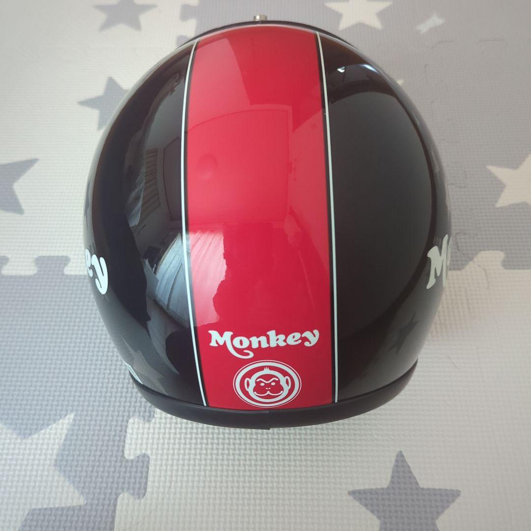 HONDA MonKey 赤X黒カラー ヘルメット ジェットヘル