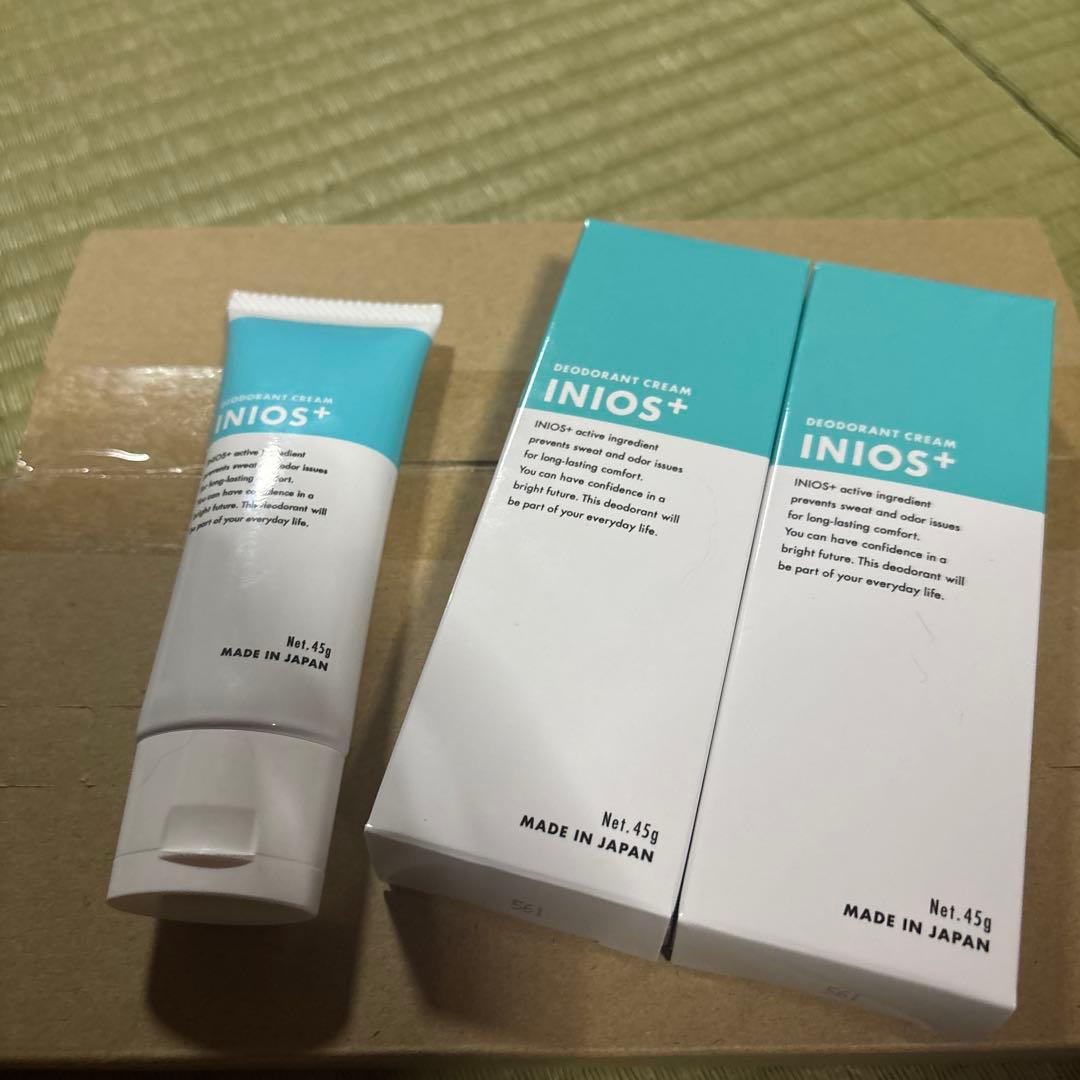 INIOS+ デオドラントクリーム 45g 3本