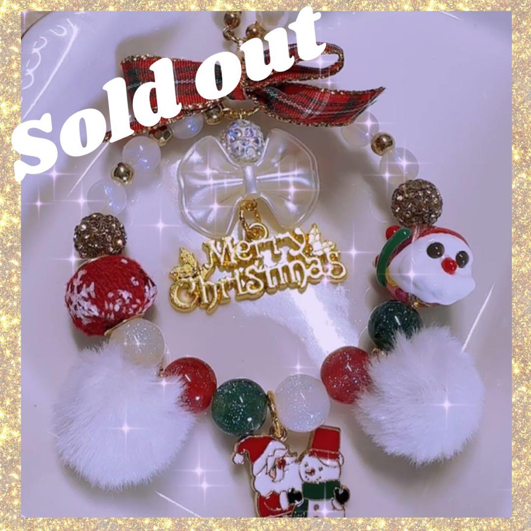 No.R5♡Sold outミニリース クリスマスリース ミニビーズリース