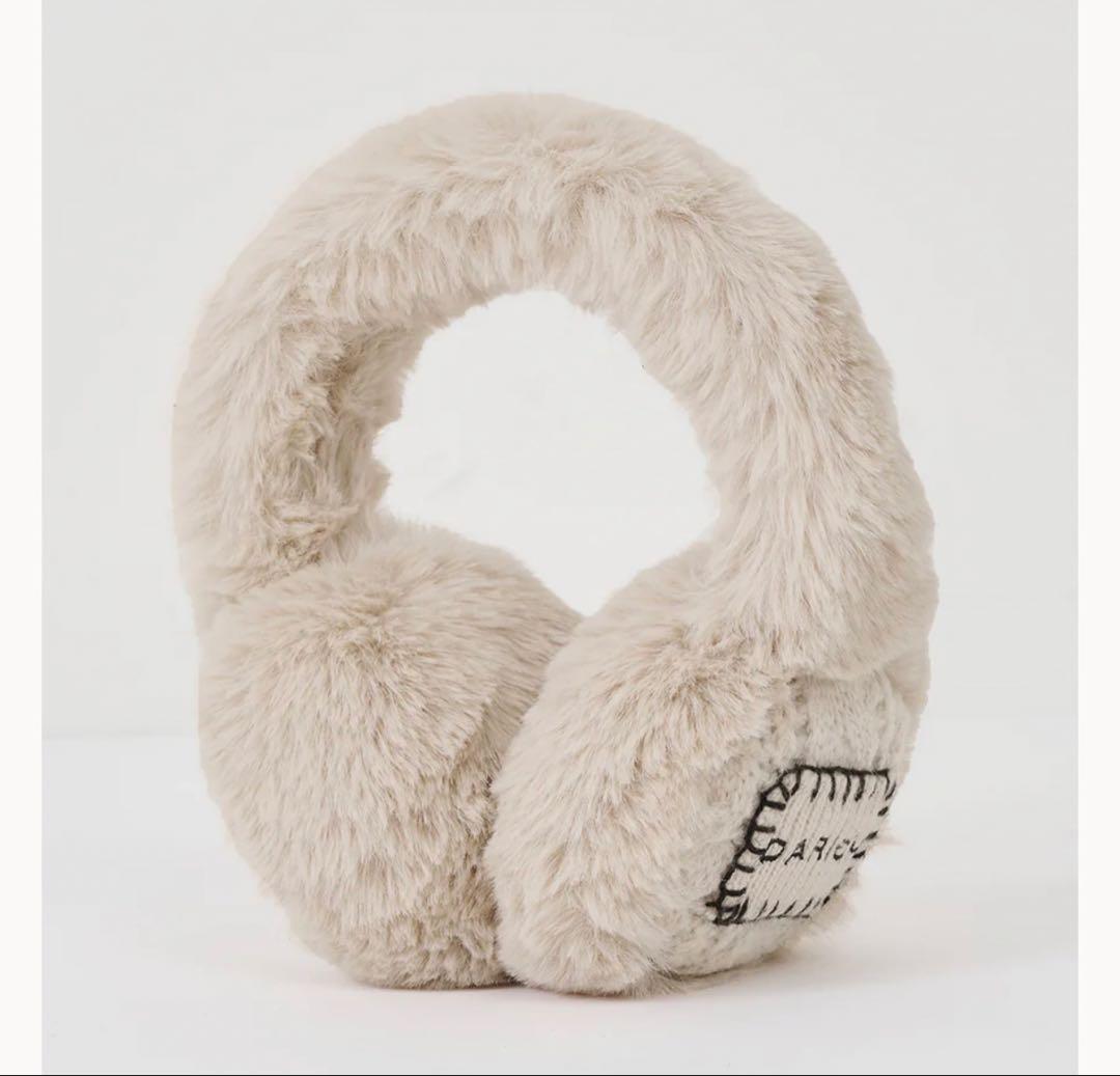 Darich ダブルファブリックイヤーマフラー　ivo