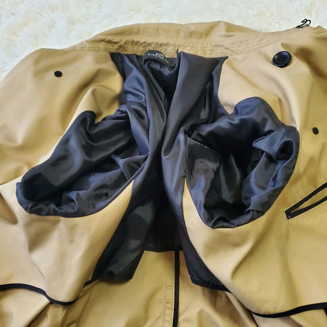 COACH コーチ トレンチコート ロング 比翼仕立て 大きいサイズ メンズ L