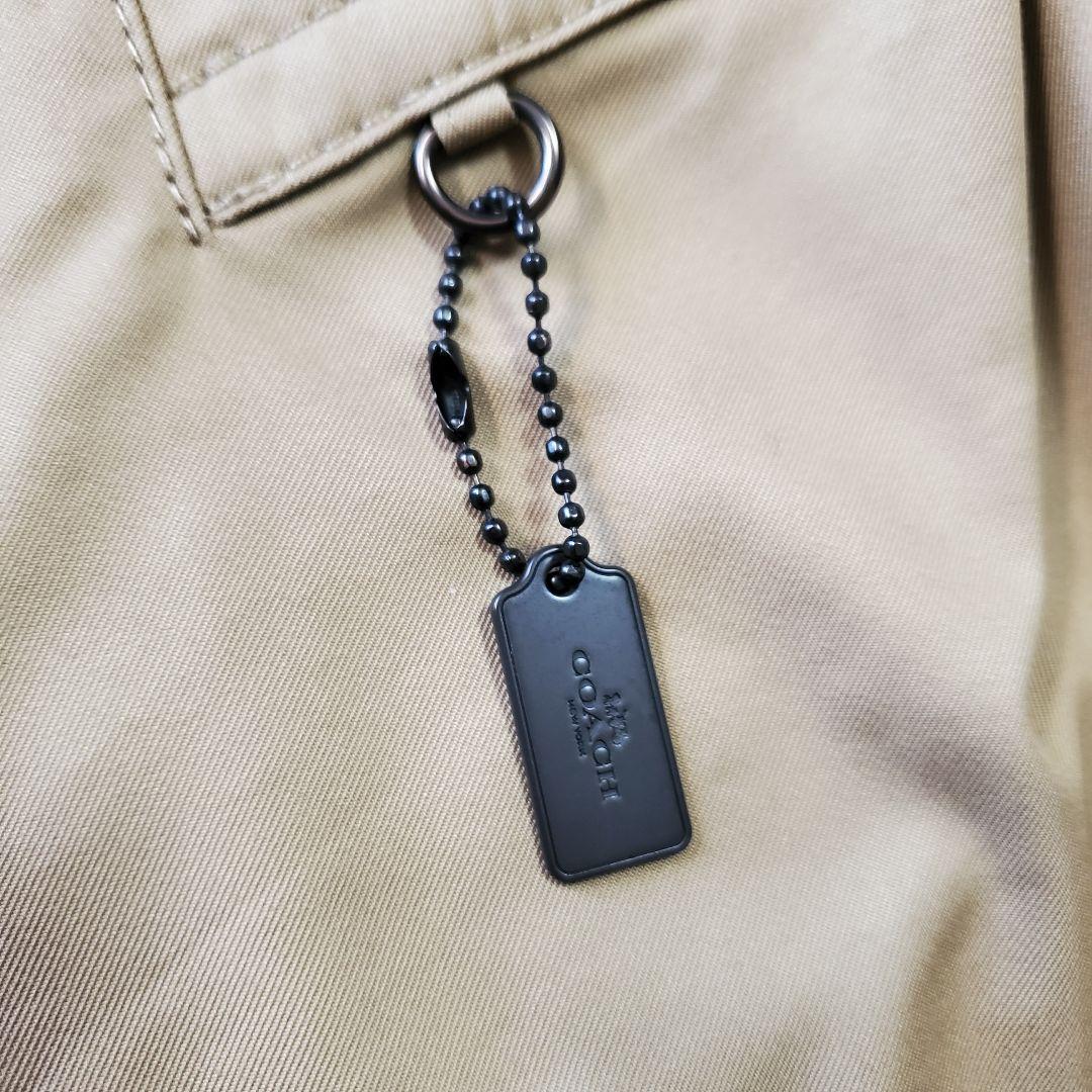 COACH コーチ トレンチコート ロング 比翼仕立て 大きいサイズ メンズ L