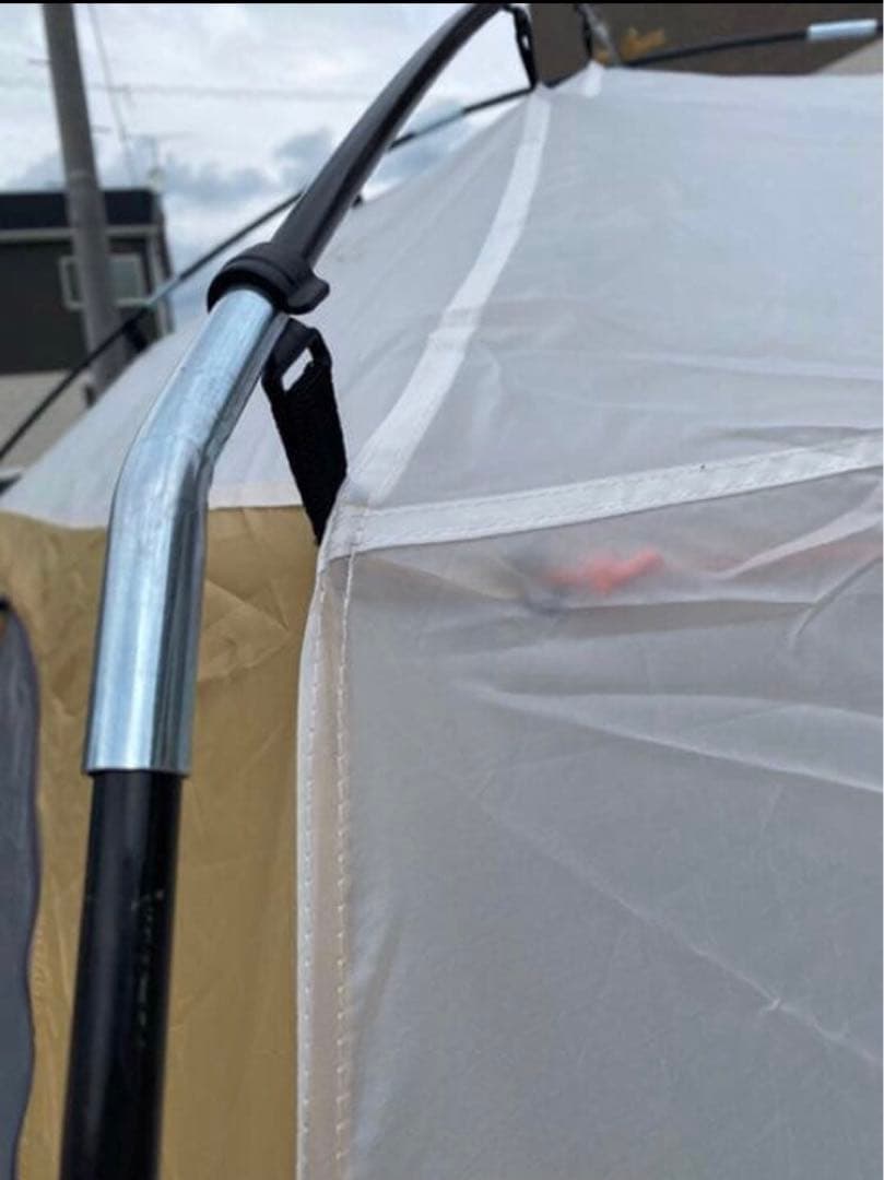 2〜3人用テントセット(テント本体、別跳ね上げポール、ペグ、グランドシート)