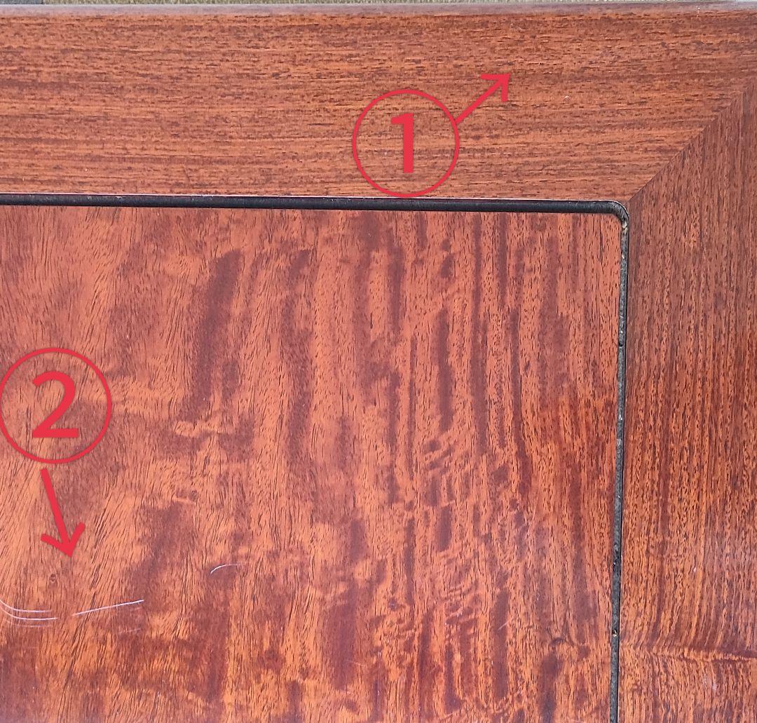 座卓/ローテーブル/唐木指物 指物師光一作 紫檀高級座卓