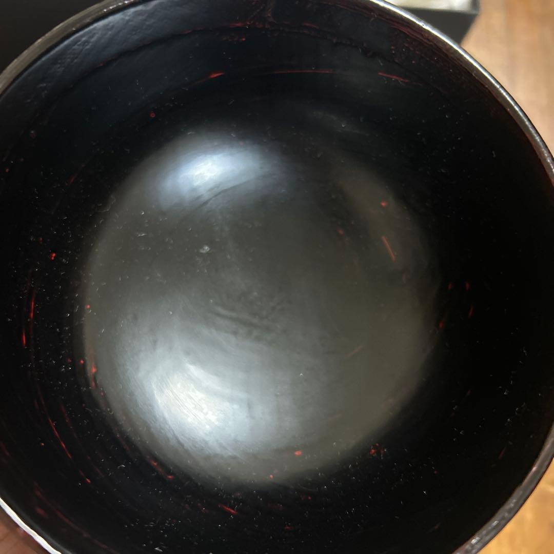 山岸厚夫 渕布汁椀 河和田塗　根来　曙　2種　天然木　うるし工房錦壽