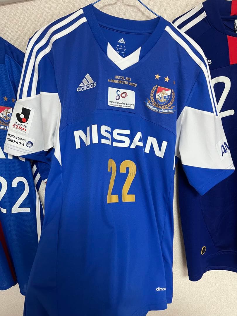 サッカー マリノス 日本代表 中澤佑二　ユニフォーム