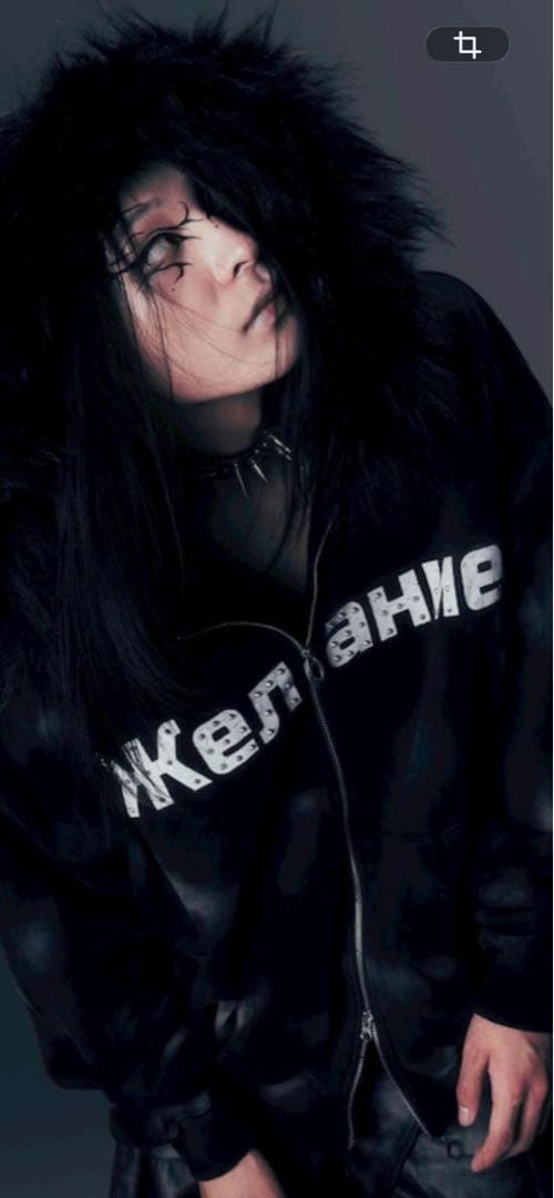 DIG YOUR OUN GRAVEファー付きパーカー