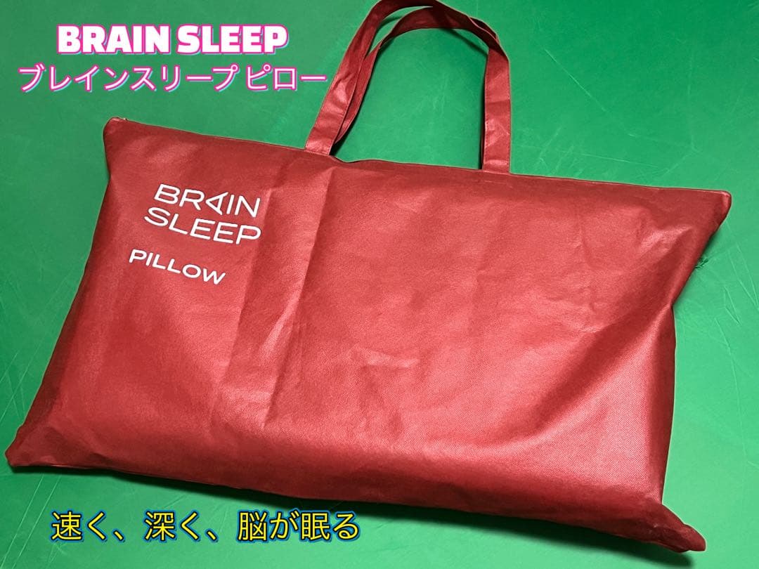 【美品】BRAIN SLEEP PILLOW LOW ブレインスリープピロー