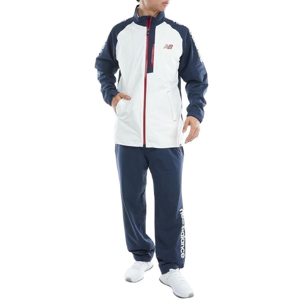 C2新品 5 ニューバランス ゴルフ メンズレインウェア セットアップ 上下