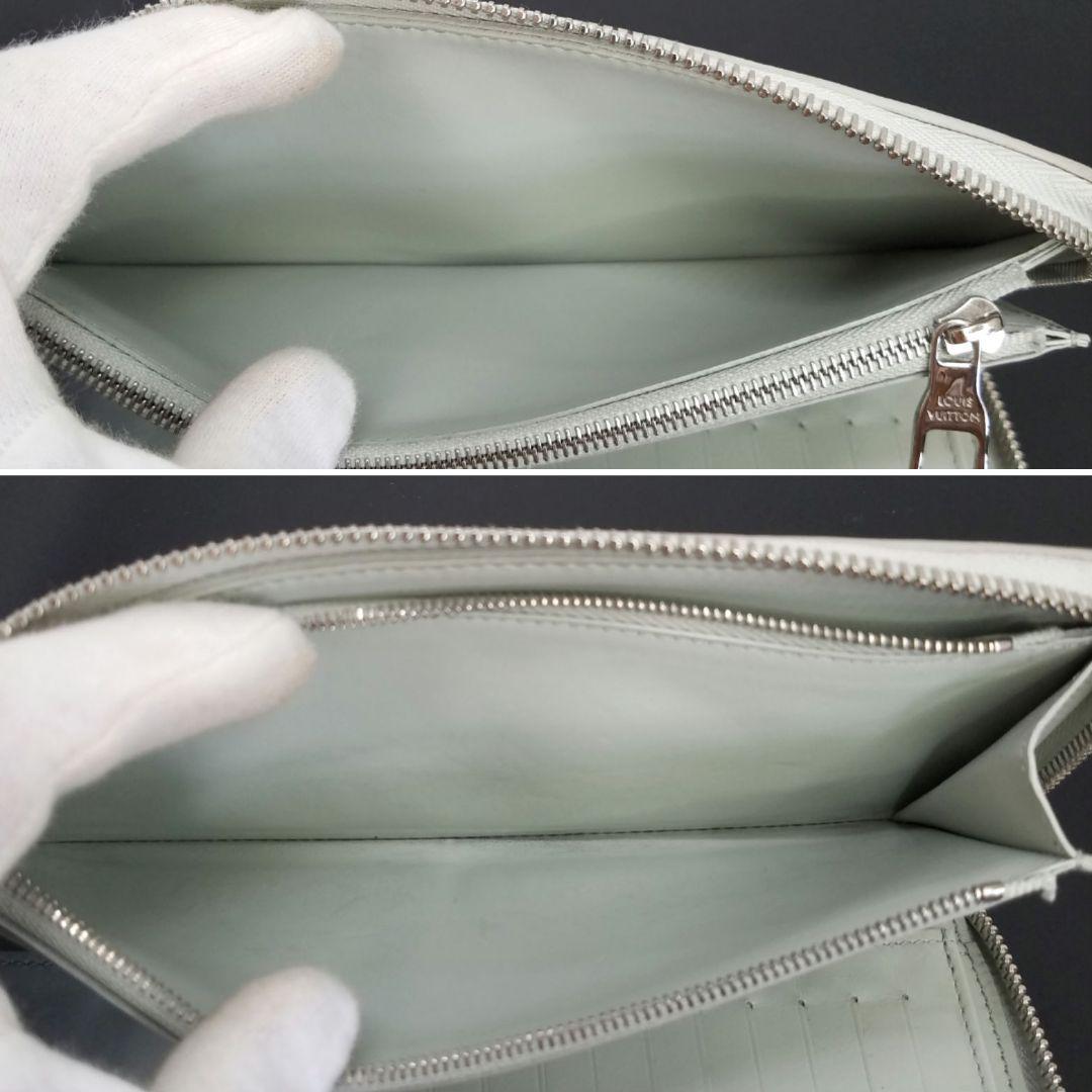 ルイヴィトン トリヨンレザー ヴェルティカル ジッピーウォレット ミネラルグレー