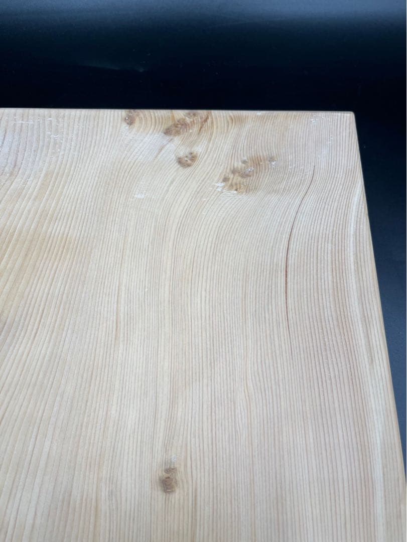 [即購入OK]天然木曽檜　柾目まな板　総赤身　最上　無垢材一枚物　新品未使用