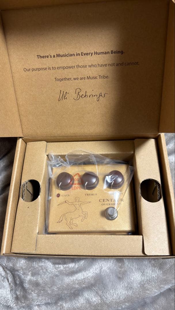 M*a様 BEHRINGER CENTAUR OVERDRIVE 旧ロゴ