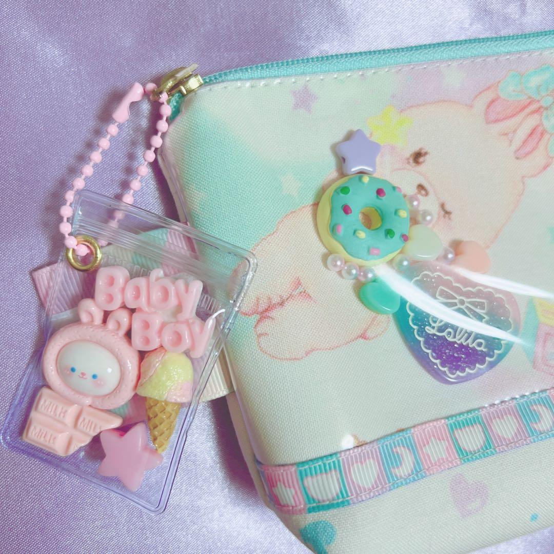 NO.256m 個包装 キャンディバッグ キーホルダー 100個セット 4×6