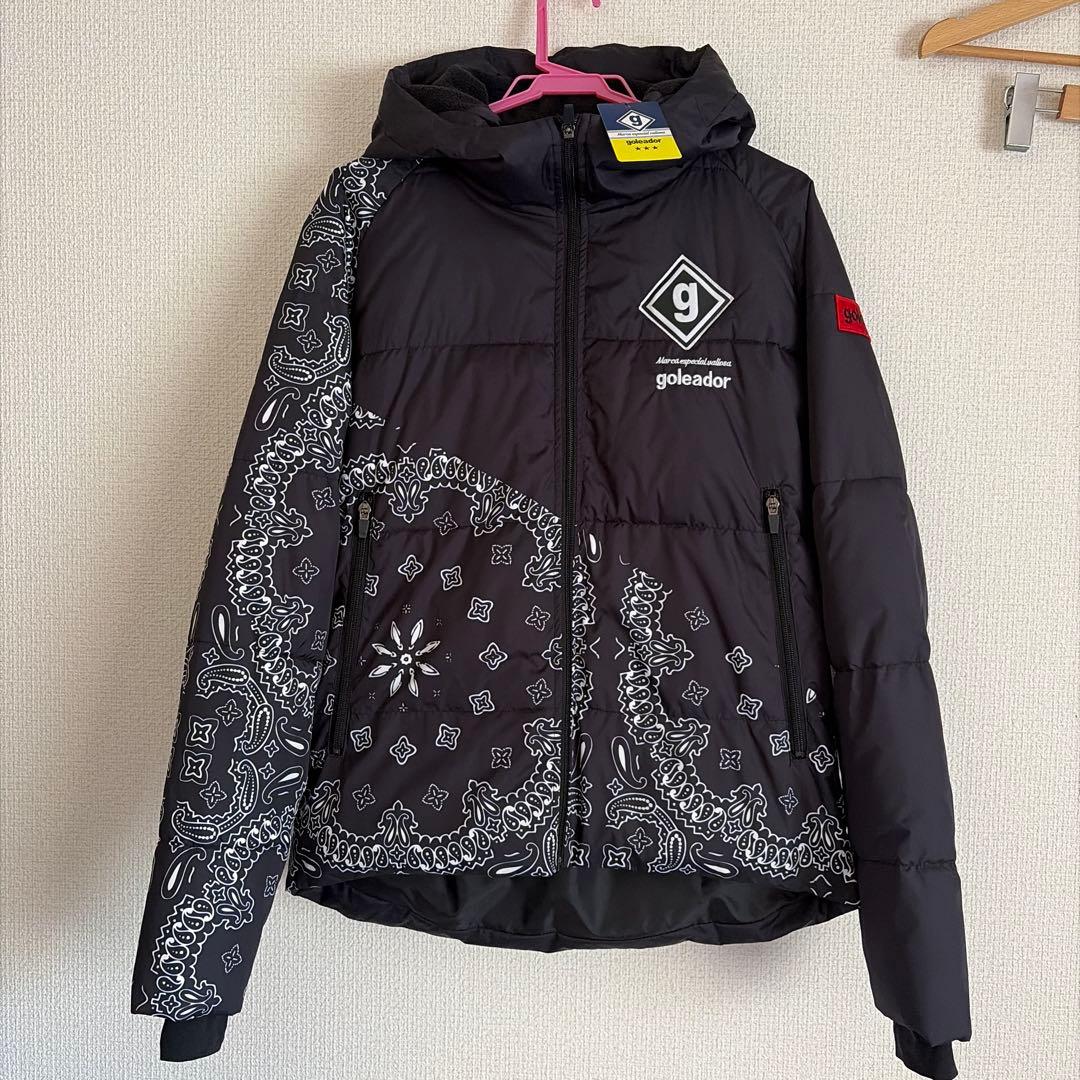 ☆最終値下げ☆新品 ゴレアドール 中綿ジャケット ブラック×ペイズリー柄 S