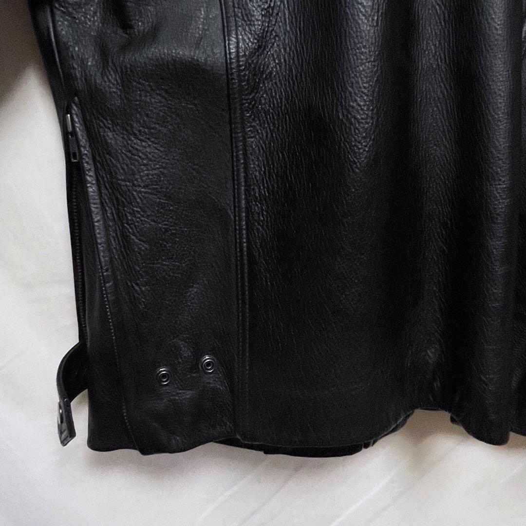 舶来堂 レザージャケット シングルライダースジャケット 革ジャン 牛革 本革
