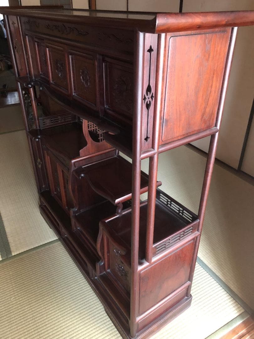 アンティーク家具・工芸家具（飾り棚）