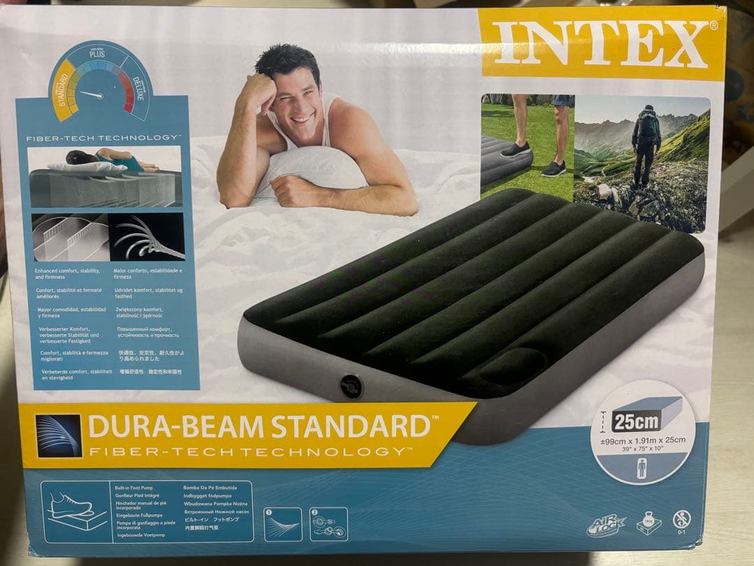 INTEX(インテックス) エアーベッド ダウニー シングルサイズ