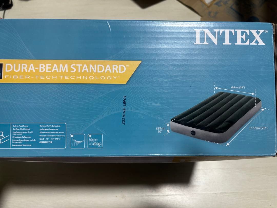 INTEX(インテックス) エアーベッド ダウニー シングルサイズ
