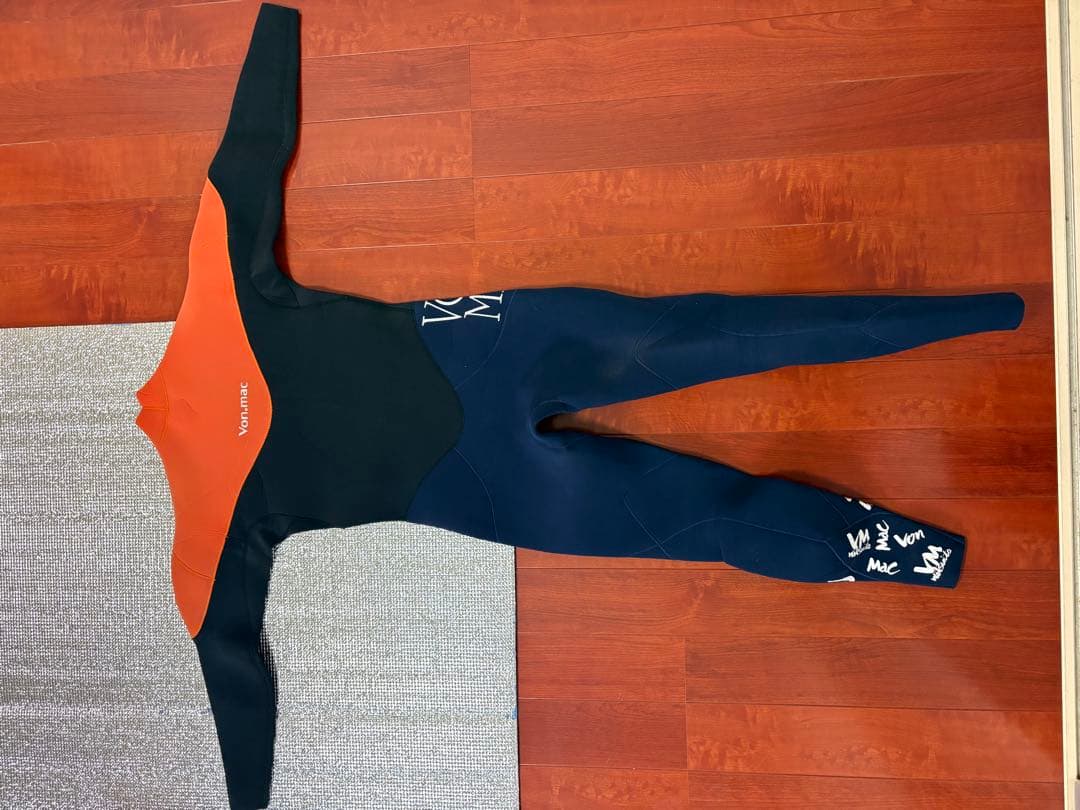 von.mac フルスーツ オレンジ/ブラック