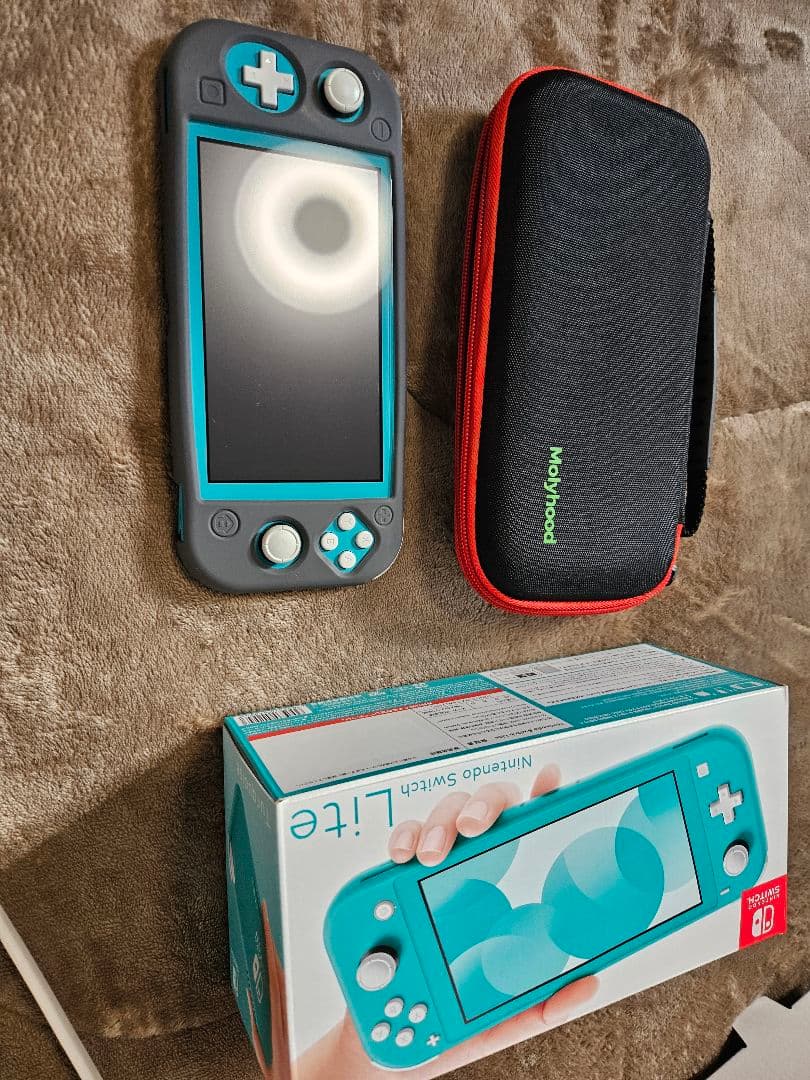Nintendo Switch Lite ターコイズ 本体とケース付き