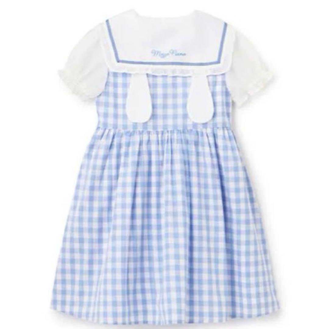 メゾピアノ 【マイメロディ・シナモロール】セーラーワンピース　140