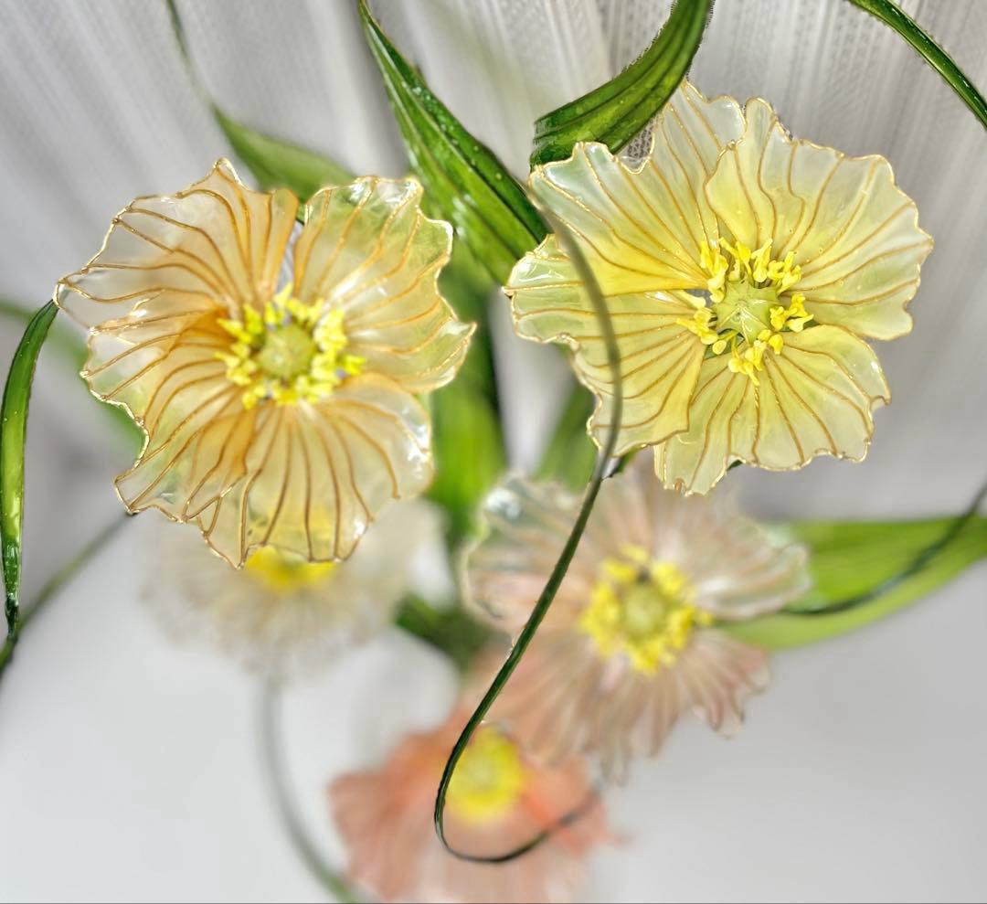 アメリカンフラワー　ディップフラワー　NO.179（ポピー）とNO.180