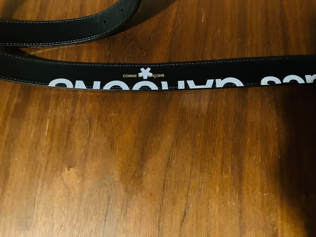 COMME des GARÇONS ロゴ入りベルト M