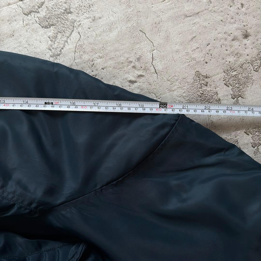 90s Ma-1 フライトジャケット　イタリア製　ネイビー