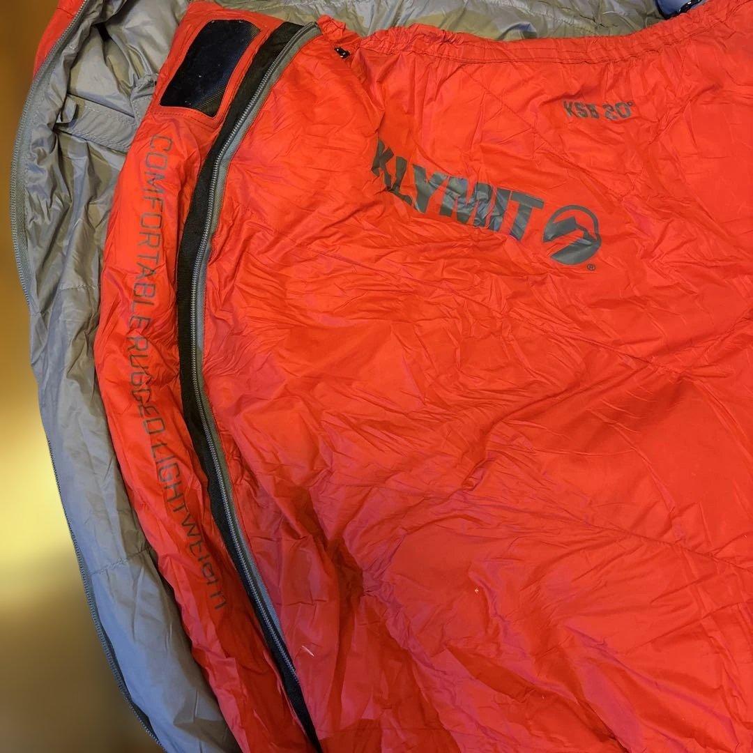 KLYMIT KSB 20 Down 赤 寝袋 シュラフ✨
