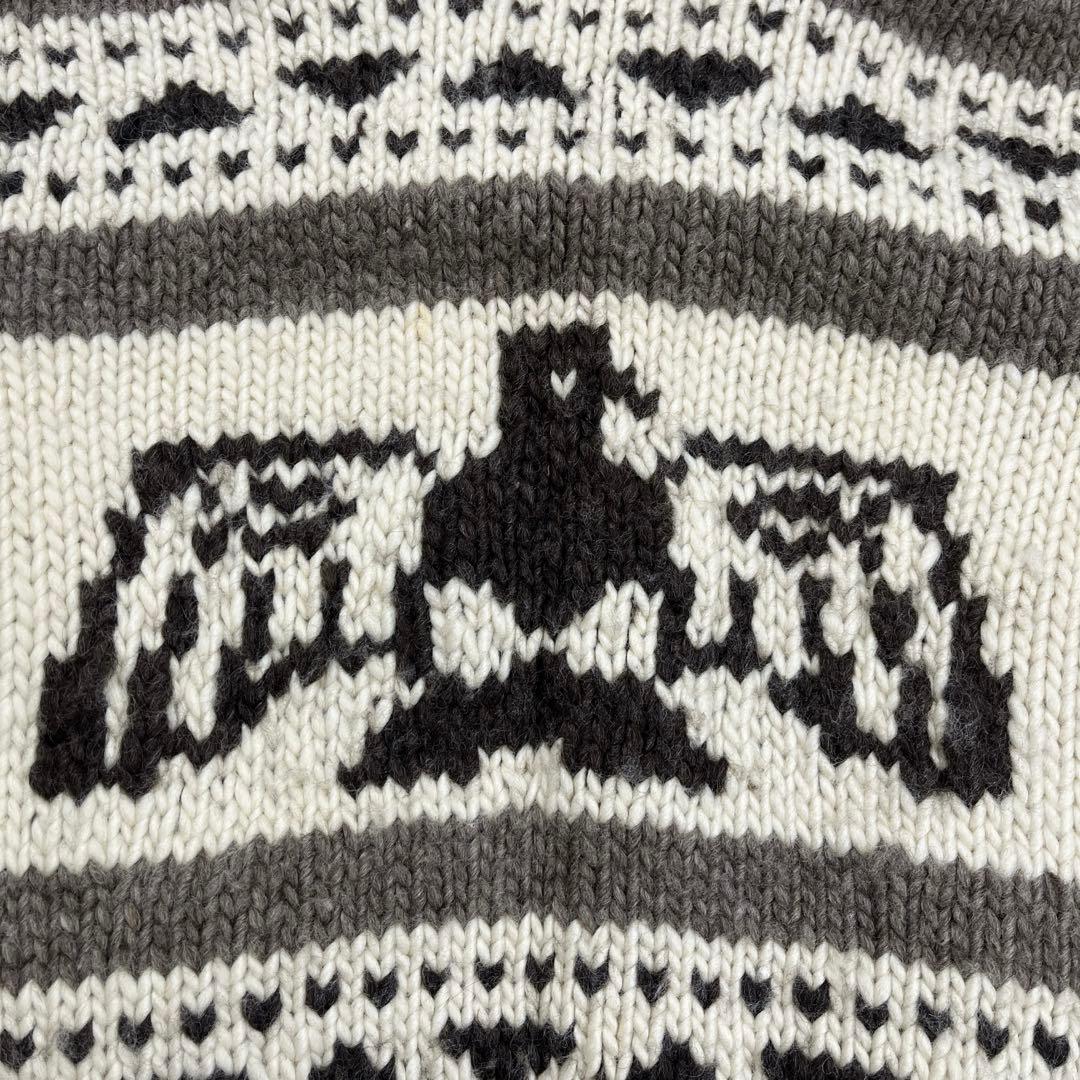 【美品】KANATA カウチン　サンダーバード M ハンドメイド　カナダ製