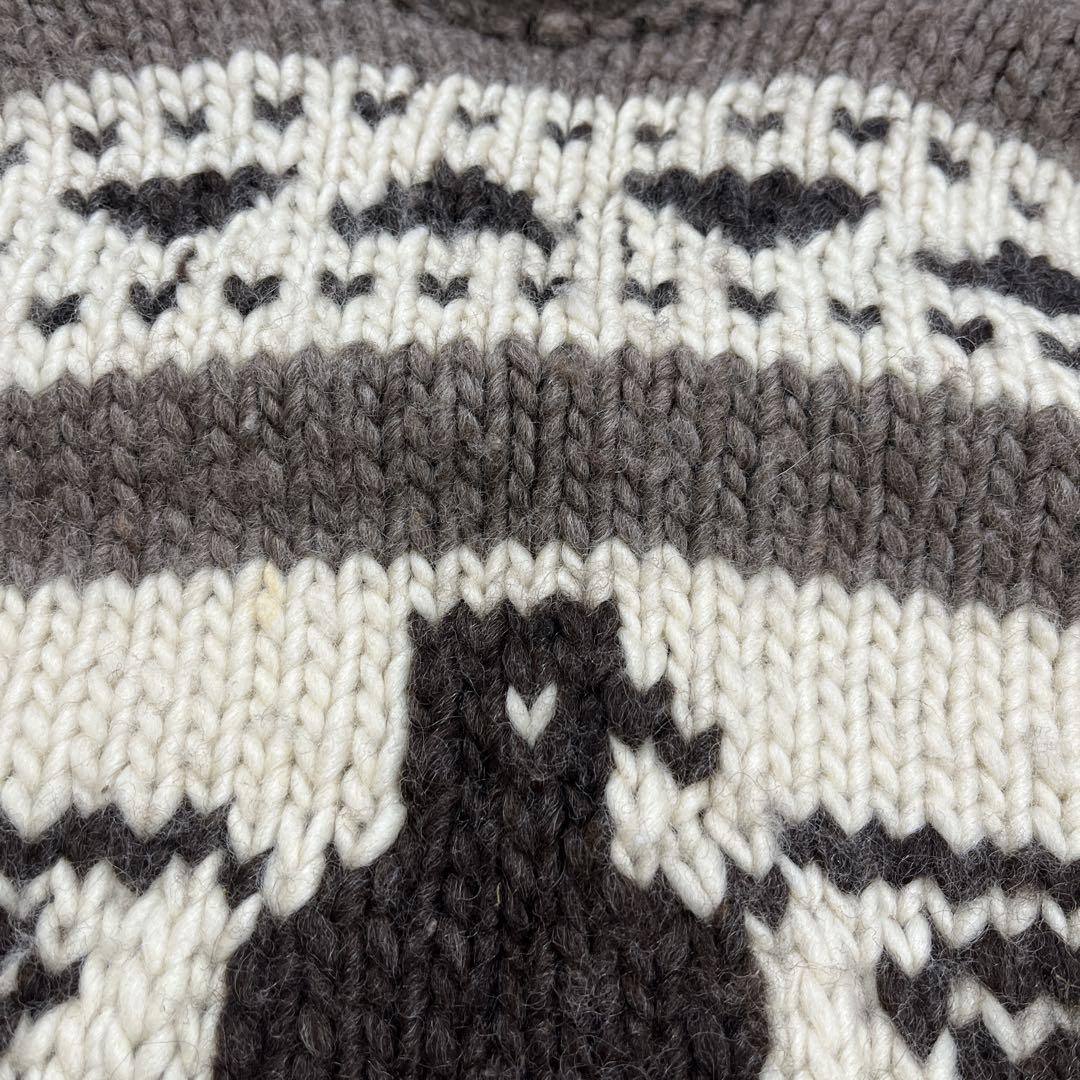 【美品】KANATA カウチン　サンダーバード M ハンドメイド　カナダ製