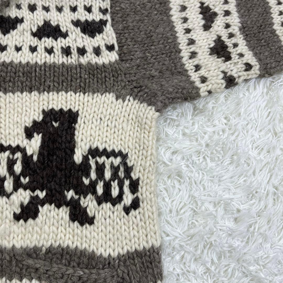 【美品】KANATA カウチン　サンダーバード M ハンドメイド　カナダ製