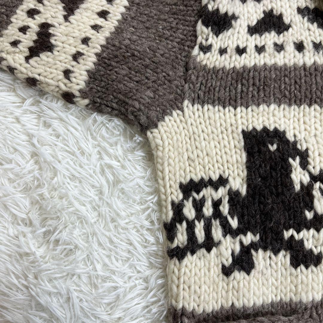 【美品】KANATA カウチン　サンダーバード M ハンドメイド　カナダ製