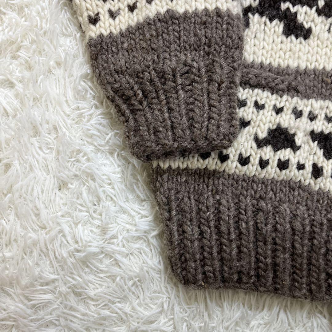 【美品】KANATA カウチン　サンダーバード M ハンドメイド　カナダ製