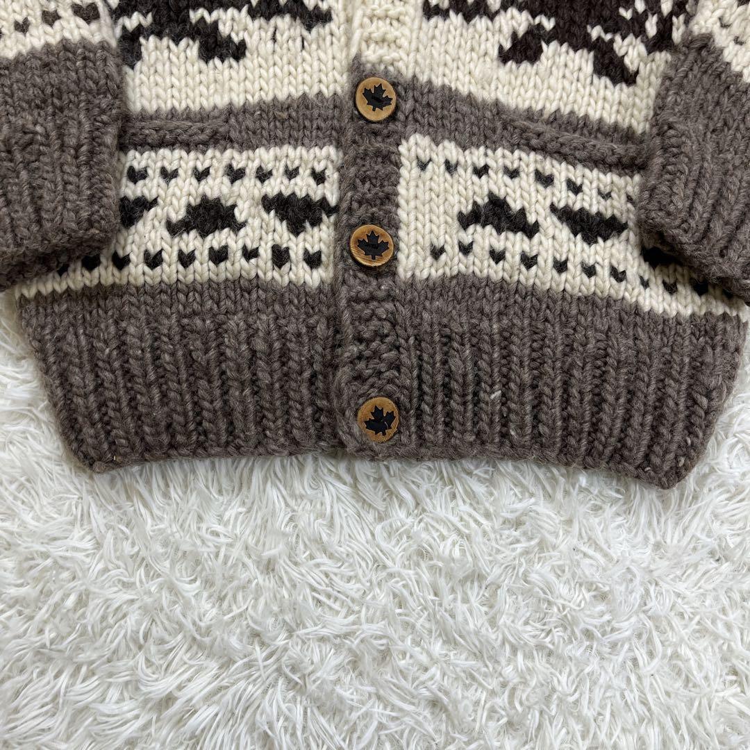 【美品】KANATA カウチン　サンダーバード M ハンドメイド　カナダ製