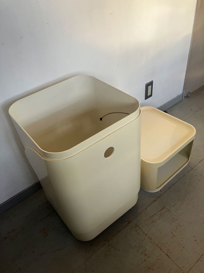 カルテル　コンポニビリ　スクエアエレメントランドリー　ダストボックス　2段