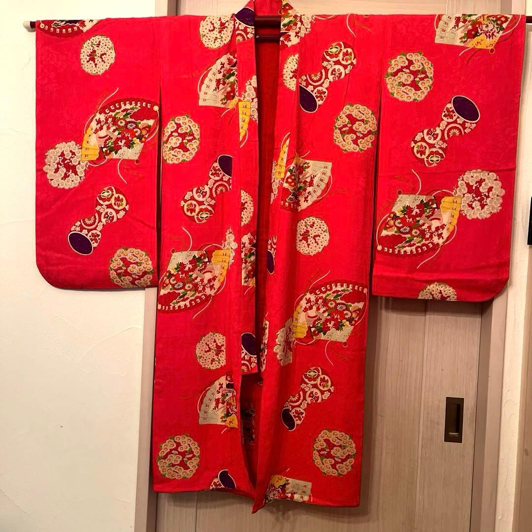 大正ロマン　アンティーク着物　昭和レトロ着物　着物