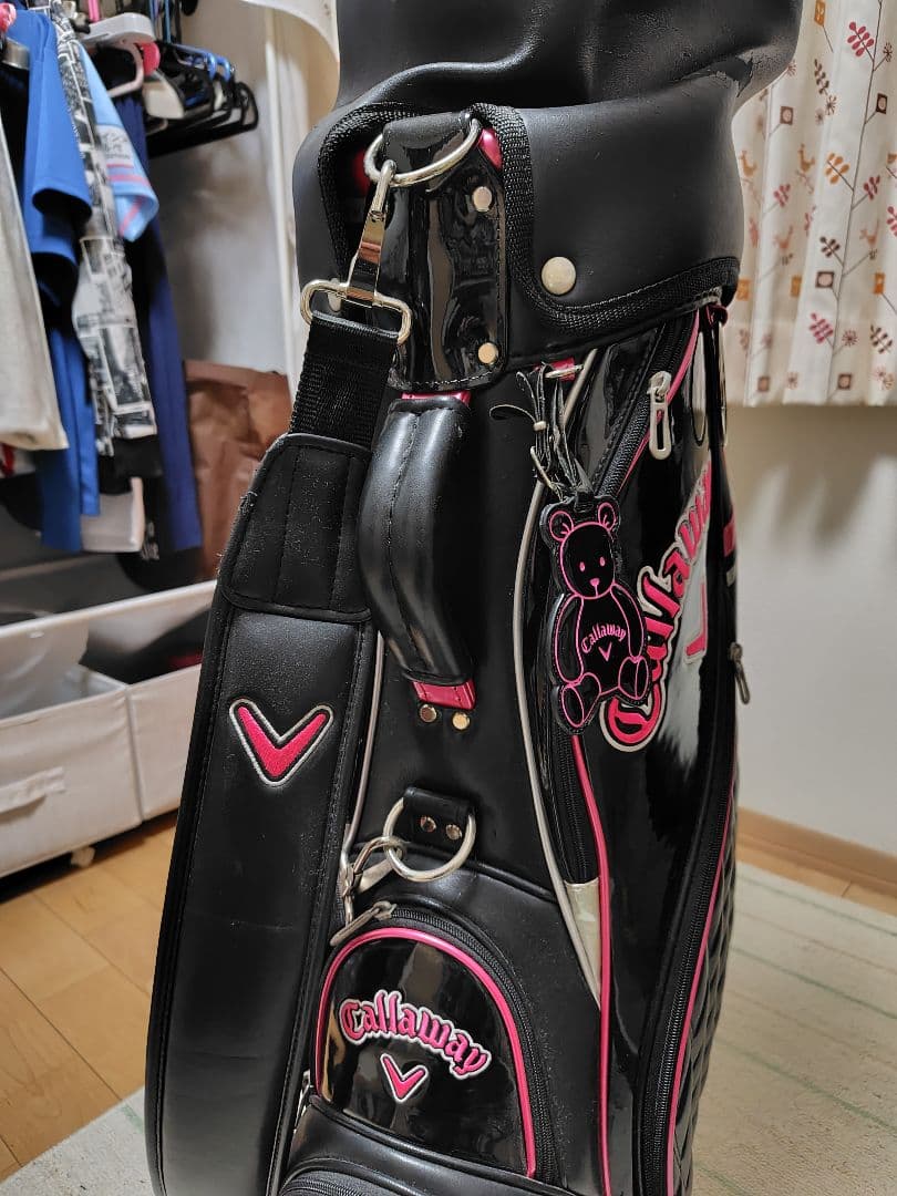Callaway ゴルフキャディバッグ ブラック/ピンク