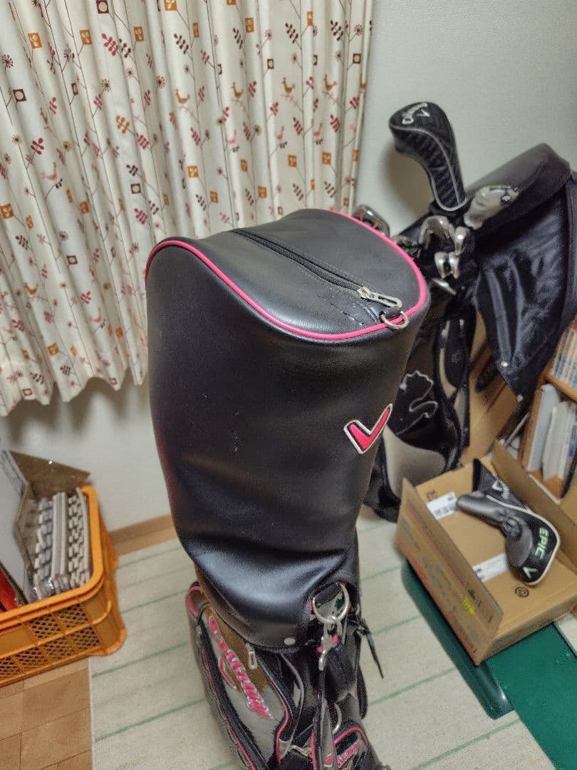 Callaway ゴルフキャディバッグ ブラック/ピンク
