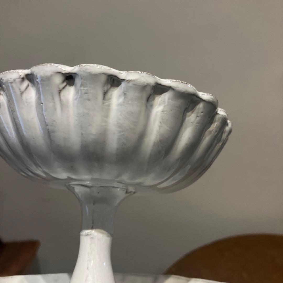 Astier de Villatte ペギー・コンポート・ダブル　ケーキスタンド