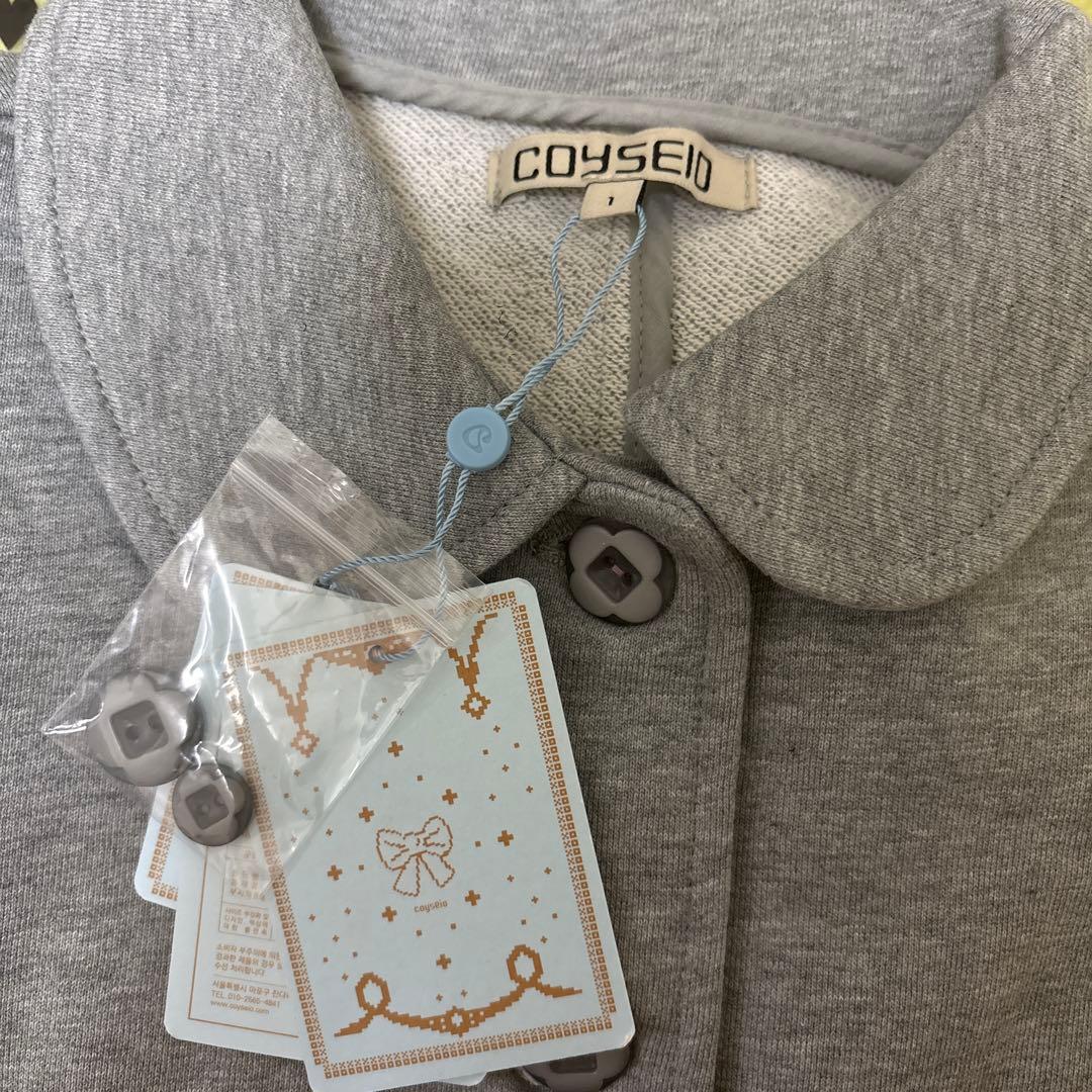 トップス coyseio SWEAT JACKET MELANGE GREY