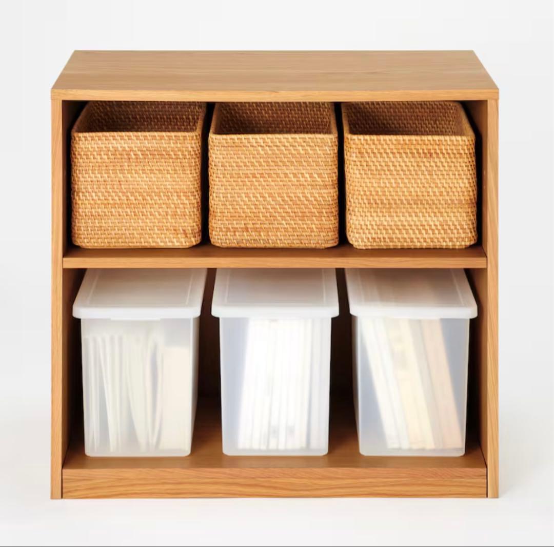 無印良品　木製　シェルフ 棚　テレビボード　キッチンボード