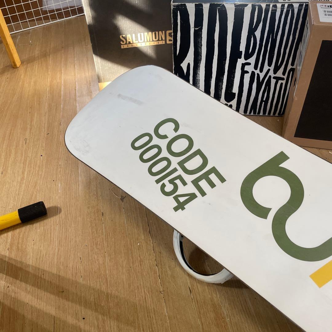 BURTON×FLUX　バートン　スノーボードセット　フラックスバインディング付