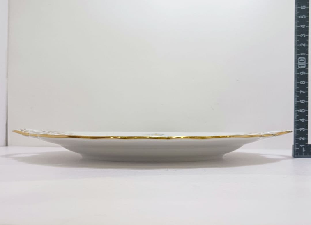 Y3158-6 マイセン フラワー 手付プレート 皿 直径26.5㎝