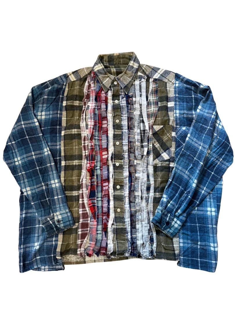 Rebuild by Needles フランネルシャツ 再構築 チェック 好配色