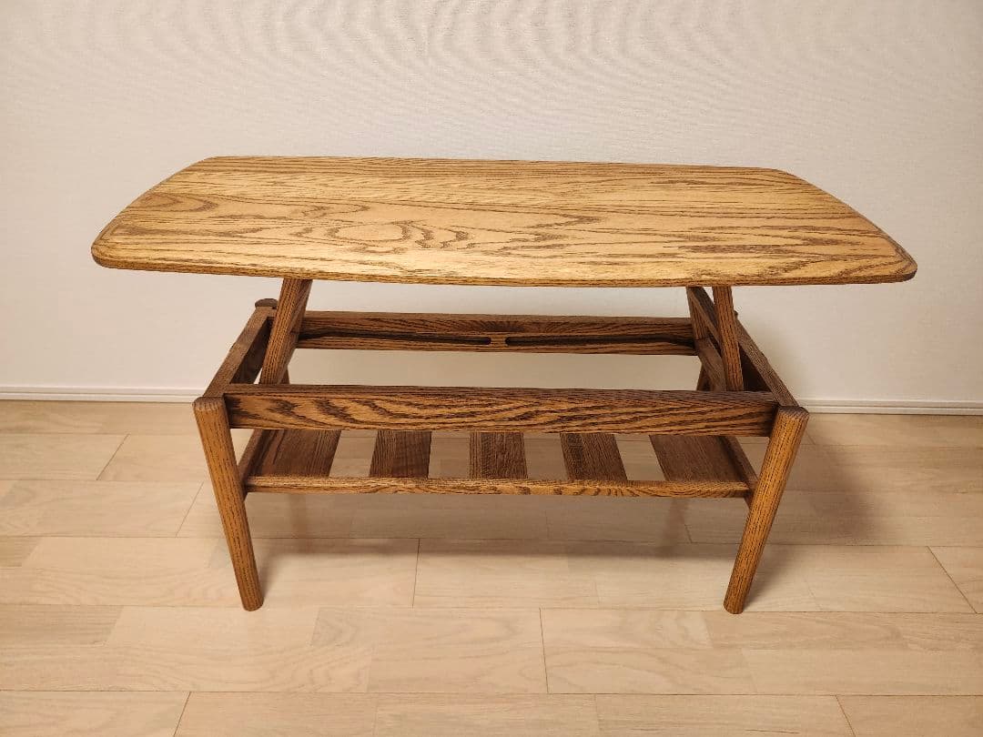 【美品】モモナチュラルFD LOW TABLE S ME ローテーブル昇降式