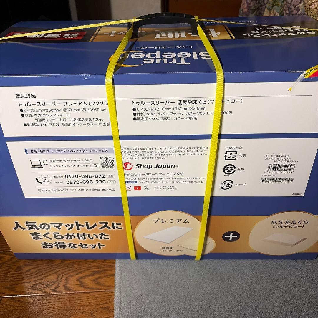 トゥルースリーパー プレミアム 5cm 低反発まくら付き