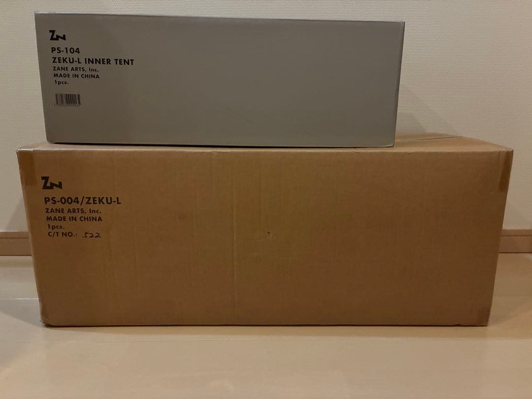 【値下げ】ZANE ARTS ゼクー　L テント&インナーテント