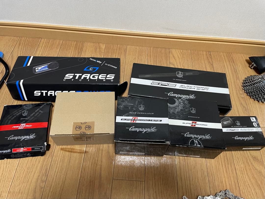 カンパニョーロ　スーパーレコードEPS 11s V3 パワーメーター付き