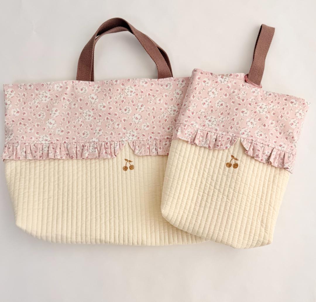 【リバティ】　レッスンバッグ　上靴入れ　入学入園セット